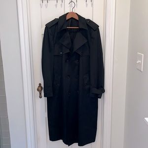Men’s double breasted trench coat